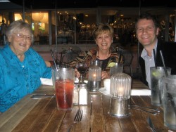 Miami's Lincoln Road with Cousin Susan and Aunt Hilda